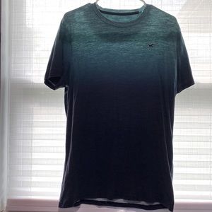Mens Ombré blue/green Hollister Tee